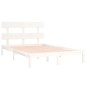 Giroletto Bianco in Legno Massello 180x200 cm 6FT Super King