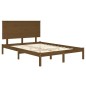 Giroletto Miele in Legno Massello 135x190 cm 4FT6 Double Giroletto Miele in Legno Massello 135x190 cm 4FT6 Double
