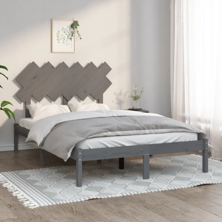 Giroletto Grigio 120x190 cm 4FT Small Double in Legno Massello