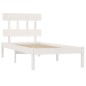 Giroletto Bianco in Legno Massello 90x200 cm Giroletto Bianco in Legno Massello 90x200 cm