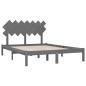 Giroletto Grigio 150x200 cm 5FT King Size in Legno Massello Giroletto Grigio 150x200 cm 5FT King Size in Legno Massello