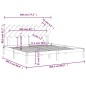 Giroletto 200x200 cm in Legno Massello