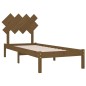 Giroletto Marrone Miele 90x200 cm in Legno Massello Giroletto Marrone Miele 90x200 cm in Legno Massello