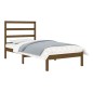 Giroletto Miele in Legno Massello 75x190 cm 2FT6 Small Single