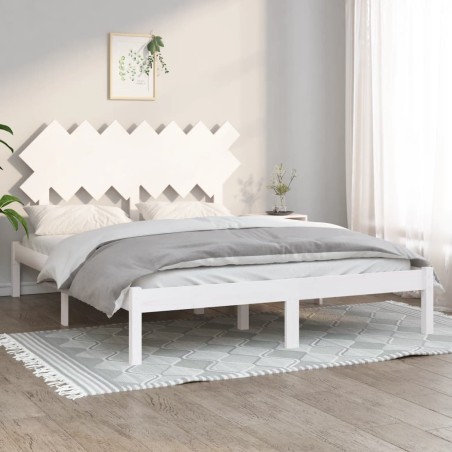 Giroletto Bianco 150x200 cm 5FT King Size in Legno Massello
