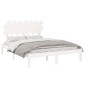 Giroletto Bianco 150x200 cm 5FT King Size in Legno Massello