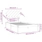 vidaXL Giroletto 100x200 cm in Legno Massello vidaXL Giroletto 100x200 cm in Legno Massello