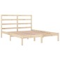 vidaXL Giroletto senza Materasso 120x200 cm in Legno Massello di Pino
