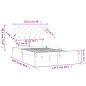 vidaXL Giroletto Marrone Ambra 120x200 cm in Legno Massello vidaXL Giroletto Marrone Ambra 120x200 cm in Legno Massello