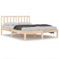 Giroletto in Legno Massello di Pino 135x190 cm 4FT6 Double Giroletto in Legno Massello di Pino 135x190 cm 4FT6 Double