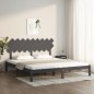 Giroletto Grigio 180x200 cm 6FT Super King in Legno Massello Giroletto Grigio 180x200 cm 6FT Super King in Legno Massello
