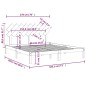 Giroletto Bianco 180x200 cm 6FT Super King in Legno Massello Giroletto Bianco 180x200 cm 6FT Super King in Legno Massello