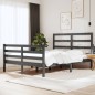 Giroletto Grigio Legno Massello Pino 120x190cm 4FT Small Double Giroletto Grigio Legno Massello Pino 120x190cm 4FT Small Double