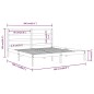 Giroletto Grigio in Legno Massello di Pino 200x200 cm Giroletto Grigio in Legno Massello di Pino 200x200 cm