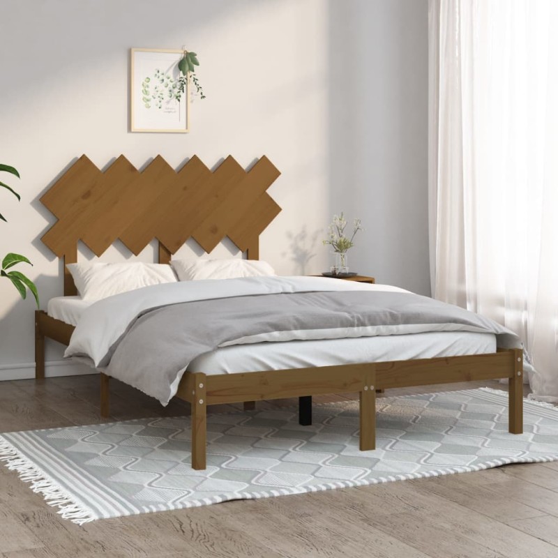 Giroletto Miele 135x190 cm 4FT6 Double in Legno Massello