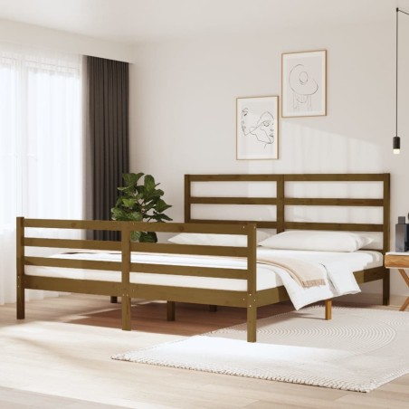 Giroletto Miele in Legno Massello Pino 180x200cm 6FT Super King