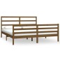 Giroletto Miele in Legno Massello Pino 180x200cm 6FT Super King Giroletto Miele in Legno Massello Pino 180x200cm 6FT Super King