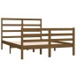 Giroletto Miele in Legno Massello di Pino 135x190cm 4FT6 Double