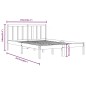 Giroletto Bianco in Legno Massello Pino 150x200cm 5FT King Size Giroletto Bianco in Legno Massello Pino 150x200cm 5FT King Size