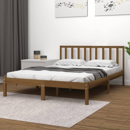 Giroletto Miele in Legno Massello Pino 180x200cm 6FT Super King