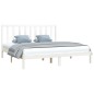 Giroletto Bianco Legno Massello Pino 180x200 cm 6FT Super King Giroletto Bianco Legno Massello Pino 180x200 cm 6FT Super King