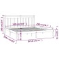 Giroletto Miele in Legno Massello 180x200 cm 6FT Super King Giroletto Miele in Legno Massello 180x200 cm 6FT Super King