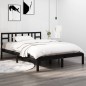 Giroletto Nero in Legno Massello 140x190 cm Giroletto Nero in Legno Massello 140x190 cm