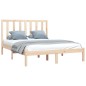 Giroletto in Legno Massello di Pino 135x190 cm 4FT6 Double Giroletto in Legno Massello di Pino 135x190 cm 4FT6 Double