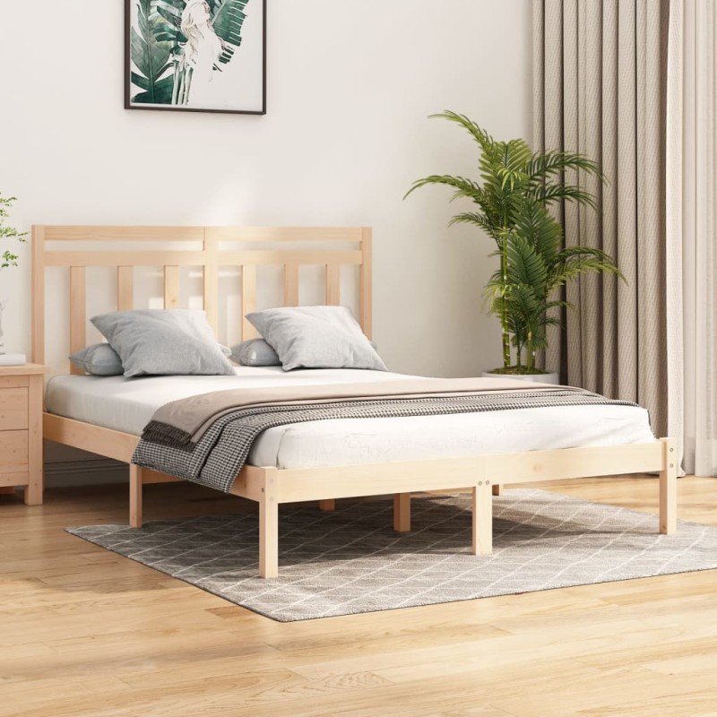 Giroletto in Legno Massello 135x190 cm 4FT6 Double Giroletto in Legno Massello 135x190 cm 4FT6 Double
