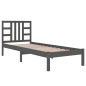 Giroletto Nero in Legno Massello 90x190 cm 3FT Single Giroletto Nero in Legno Massello 90x190 cm 3FT Single