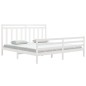 Giroletto Bianco in Legno Massello 180x200 cm 6FT Super King