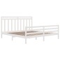 Giroletto Bianco in Legno Massello 180x200 cm 6FT Super King