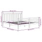 Giroletto Bianco in Legno Massello 180x200 cm 6FT Super King