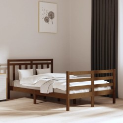 Giroletto Miele in Legno Massello 135x190 cm 4FT6 Double