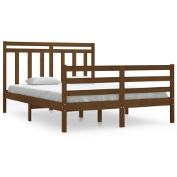 Giroletto Miele in Legno Massello 135x190 cm 4FT6 Double