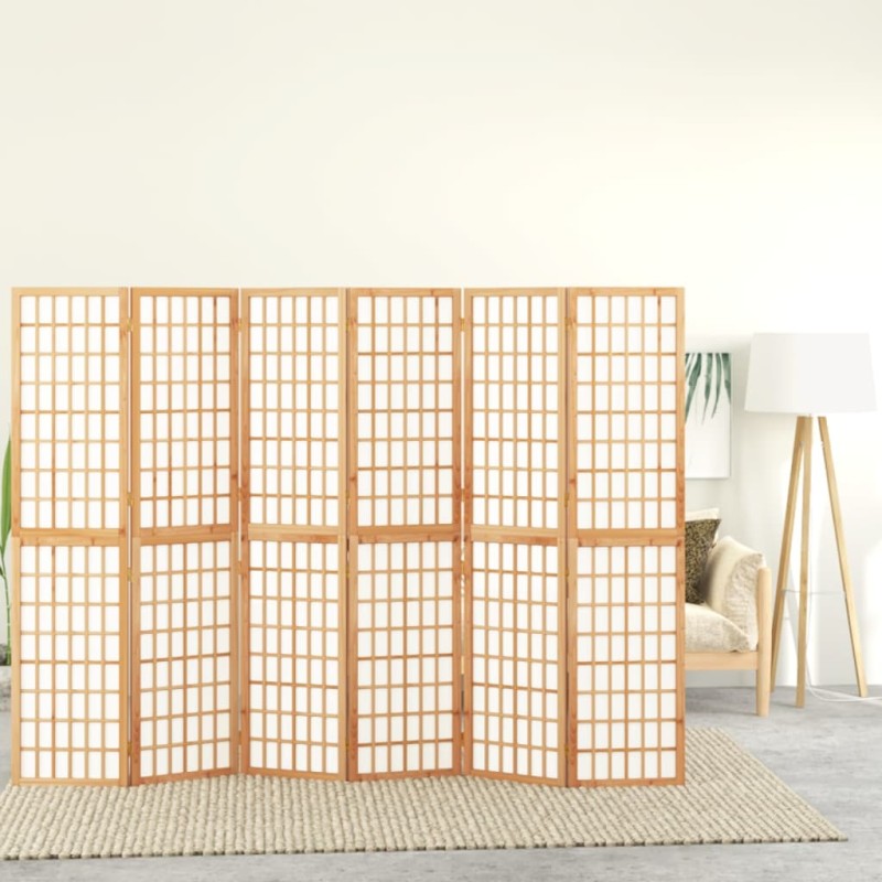 Divisorio Pieghevole 6 Pannelli Stile Giapponese 240x170 cm Divisorio Pieghevole 6 Pannelli Stile Giapponese 240x170 cm