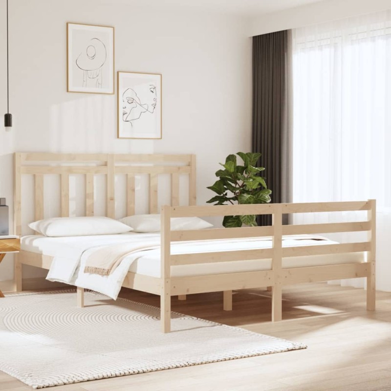 Giroletto in Legno Massello 120x190 cm 4FT Small Double Giroletto in Legno Massello 120x190 cm 4FT Small Double