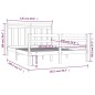 Giroletto in Legno Massello 120x190 cm 4FT Small Double Giroletto in Legno Massello 120x190 cm 4FT Small Double