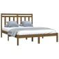 Giroletto Miele in Legno Massello 150x200 cm 5FT King Size Giroletto Miele in Legno Massello 150x200 cm 5FT King Size