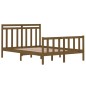 Giroletto Miele in Legno Massello 120x190 cm 4FT Small Double Giroletto Miele in Legno Massello 120x190 cm 4FT Small Double
