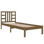 Giroletto Miele in Legno Massello 75x190 cm 2FT6 Small Single Giroletto Miele in Legno Massello 75x190 cm 2FT6 Small Single
