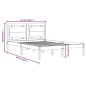 vidaXL Giroletto Bianco in Legno Massello 120x200 cm vidaXL Giroletto Bianco in Legno Massello 120x200 cm