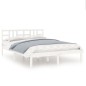Giroletto Bianco in Legno Massello 180x200 cm 6FT Super King Giroletto Bianco in Legno Massello 180x200 cm 6FT Super King