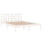 Giroletto Bianco in Legno Massello 180x200 cm 6FT Super King Giroletto Bianco in Legno Massello 180x200 cm 6FT Super King