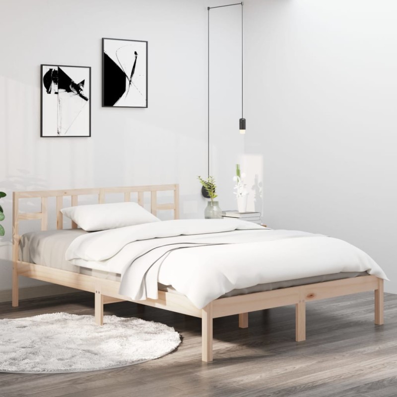 Giroletto in Legno Massello 120x190 cm 4FT Small Double Giroletto in Legno Massello 120x190 cm 4FT Small Double