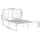 Giroletto in Legno Massello 120x190 cm 4FT Small Double Giroletto in Legno Massello 120x190 cm 4FT Small Double