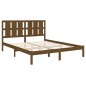 Giroletto Miele in Legno Massello 150x200 cm 5FT King Size Giroletto Miele in Legno Massello 150x200 cm 5FT King Size