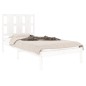 vidaXL Giroletto senza Materasso Bianco 90x200 cm Legno Massello Pino vidaXL Giroletto senza Materasso Bianco 90x200 cm Legno Massello Pino