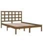Giroletto Miele in Legno Massello 150x200 cm 5FT King Size Giroletto Miele in Legno Massello 150x200 cm 5FT King Size
