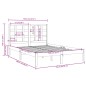 Giroletto Miele in Legno Massello 150x200 cm 5FT King Size Giroletto Miele in Legno Massello 150x200 cm 5FT King Size